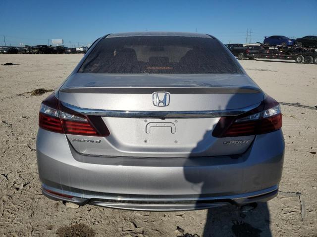 1HGCR2F53HA101073 - 2017 HONDA ACCORD SPORT SILVER photo 6