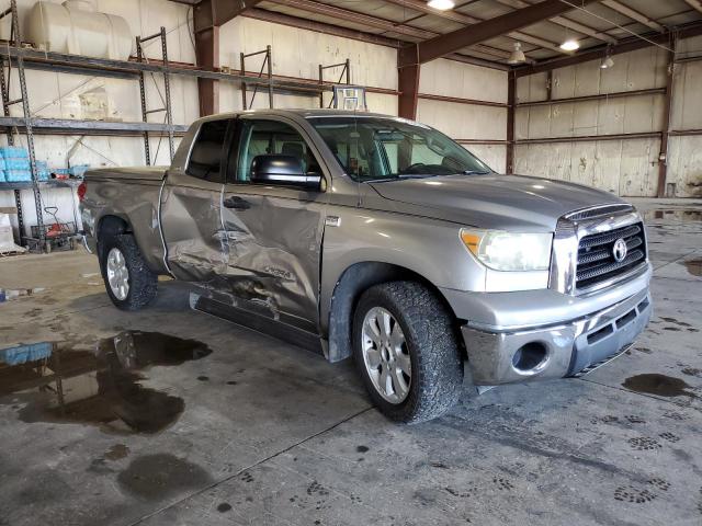 5TBRT54127S453132 - 2007 TOYOTA TUNDRA DOUBLE CAB SR5 SILVER photo 4