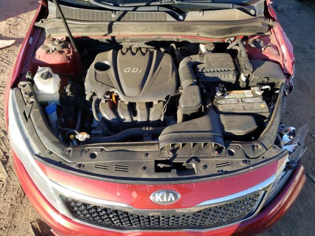 5XXGM4A75DG205257 - 2013 KIA OPTIMA LX RED photo 11