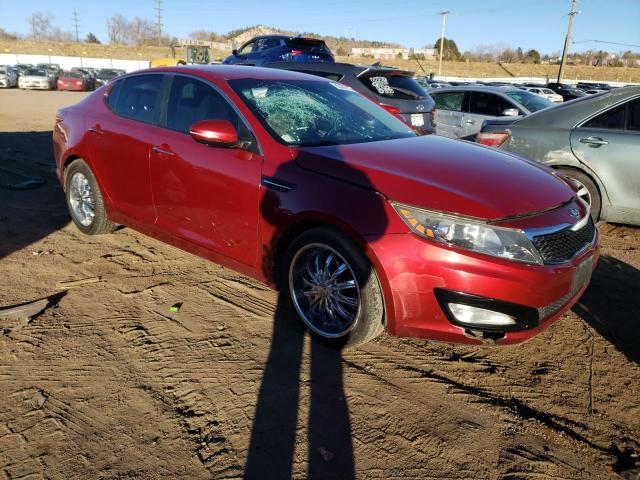 5XXGM4A75DG205257 - 2013 KIA OPTIMA LX RED photo 4