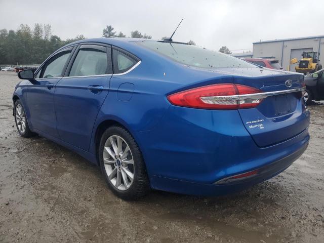 3FA6P0HD2HR121921 - 2017 FORD FUSION SE 蓝色 照片 2