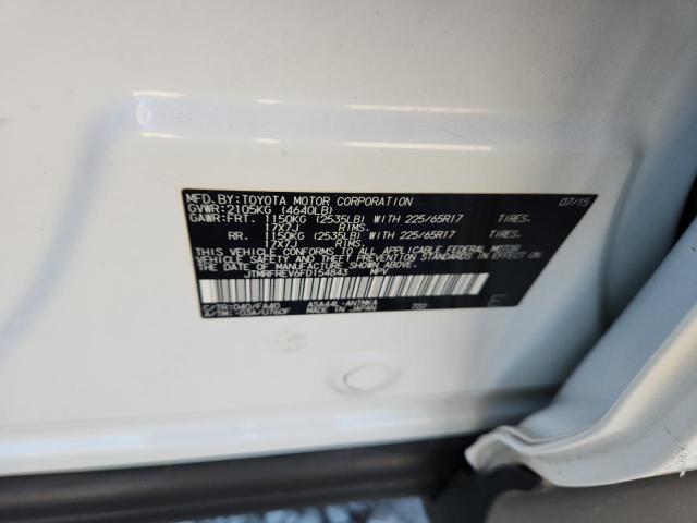 JTMRFREV6FD154843 - 2015 TOYOTA RAV4 XLE WHITE photo 13