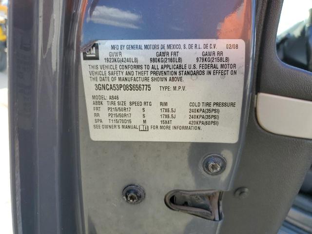 3GNCA53P08S656775 - 2008 CHEVROLET HHR LT CHARCOAL photo 14