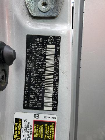 2T1KU4EEXBC591858 - 2011 TOYOTA COROLLA MA GRAY photo 13