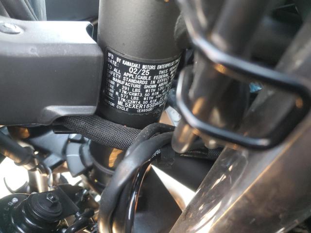 ML5EXER18SDAG0767 - 2025 KAWASAKI EX650 R Чорний фото 9