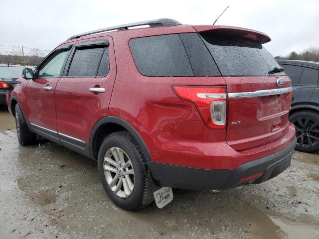 1FM5K8D8XEGC04491 - 2014 FORD EXPLORER XLT BURGUNDY photo 2