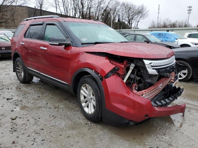 1FM5K8D8XEGC04491 - 2014 FORD EXPLORER XLT BURGUNDY photo 4