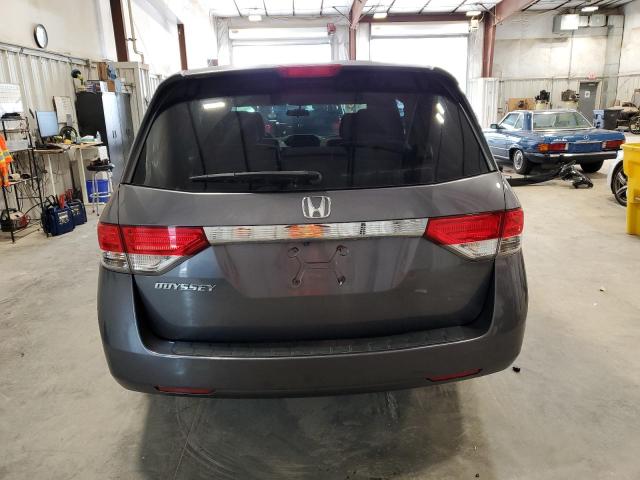 5FNRL5H4XFB053933 - 2015 HONDA ODYSSEY EX GRAY photo 6