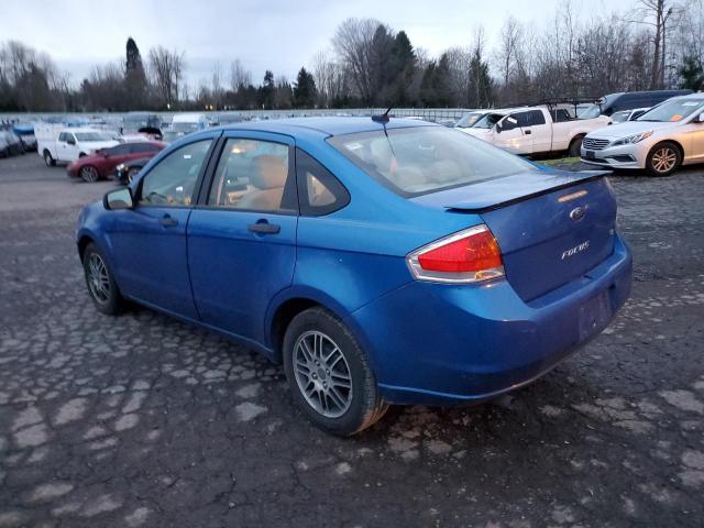 1FAHP3FN1AW104701 - 2010 FORD FOCUS SE BLUE photo 2