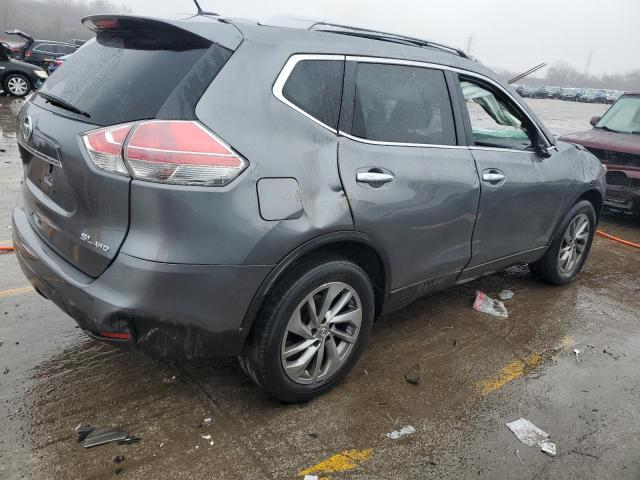 5N1AT2MVXFC819890 - 2015 NISSAN ROGUE S GRAY photo 3