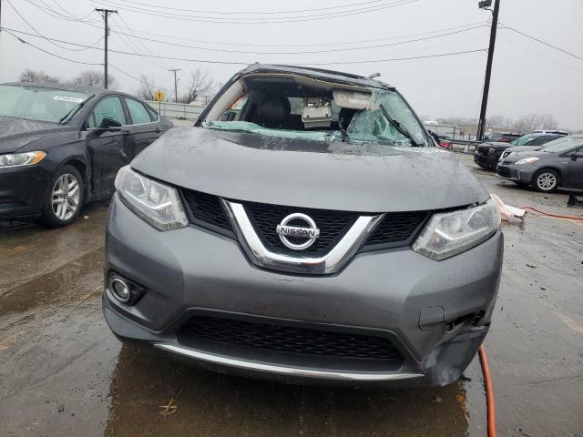 5N1AT2MVXFC819890 - 2015 NISSAN ROGUE S GRAY photo 5