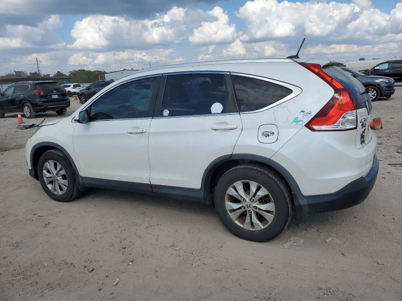 5J6RM3H73EL000315 - 2014 HONDA CR-V EXL WHITE photo 2
