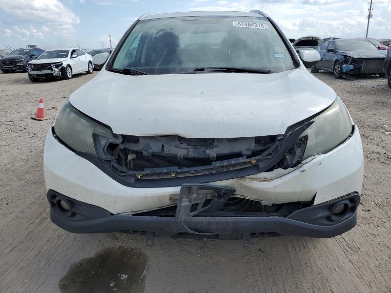 5J6RM3H73EL000315 - 2014 HONDA CR-V EXL WHITE photo 5