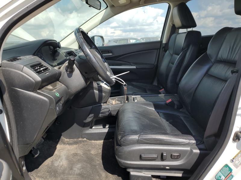 5J6RM3H73EL000315 - 2014 HONDA CR-V EXL WHITE photo 7