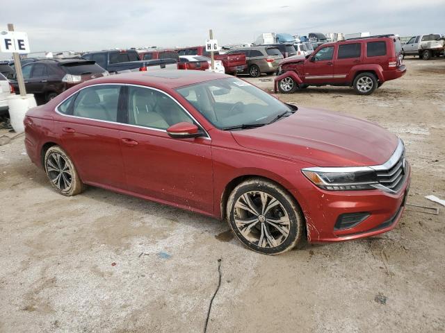 1VWCA7A39LC014569 - 2020 VOLKSWAGEN PASSAT SEL MAROON photo 4