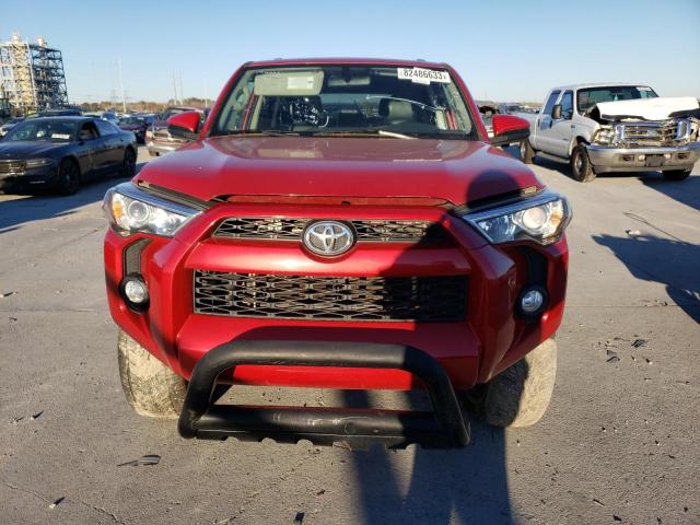 JTEZU5JR2J5169989 - 2018 TOYOTA 4RUNNER SR5 RED photo 5