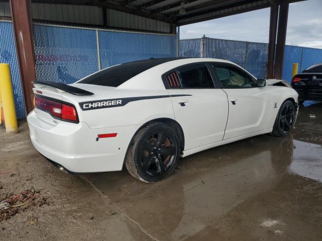 2C3CDXCT2EH272170 - 2014 DODGE CHARGER R/T WHITE photo 3