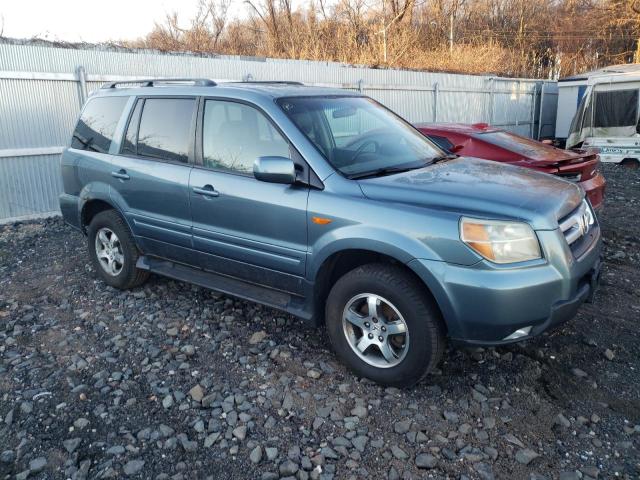 2HKYF18796H521044 - 2006 HONDA PILOT EX BLUE photo 4