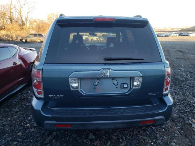 2HKYF18796H521044 - 2006 HONDA PILOT EX BLUE photo 6