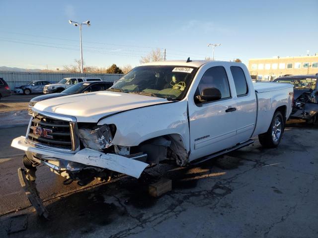 1GTR2VE3XBZ250149 - 2011 GMC SIERRA K1500 SLE WHITE photo 1