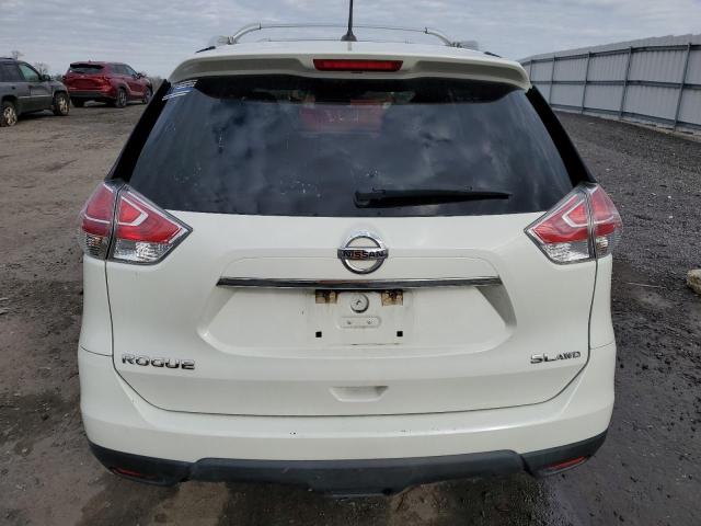 5N1AT2MV8FC817930 - 2015 NISSAN ROGUE S WHITE photo 6