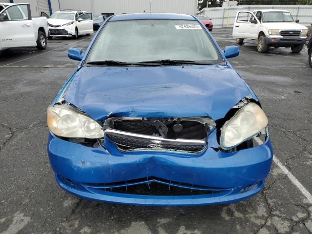 JTDBR32E560083684 - 2006 TOYOTA COROLLA CE BLUE photo 5