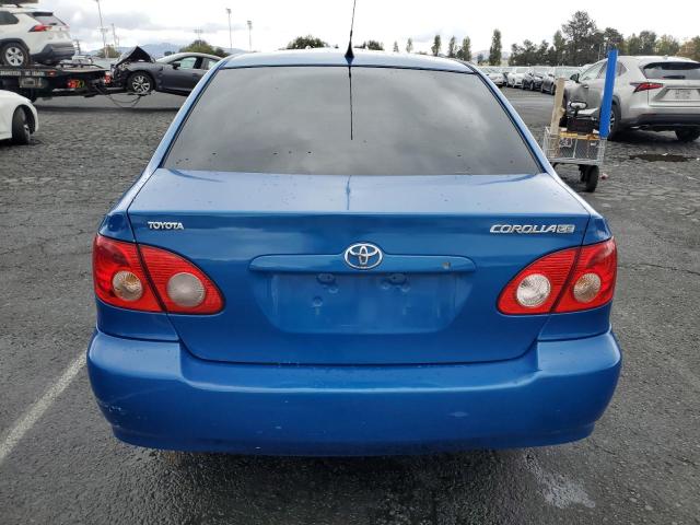 JTDBR32E560083684 - 2006 TOYOTA COROLLA CE BLUE photo 6