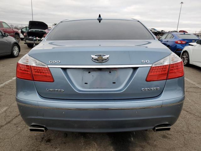 KMHGC46EX9U039194 - 2009 HYUNDAI GENESIS 3.8L BLUE photo 6