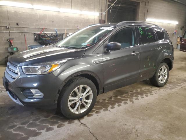 1FMCU9GD5JUD02226 - 2018 FORD ESCAPE SE GRAY photo 1