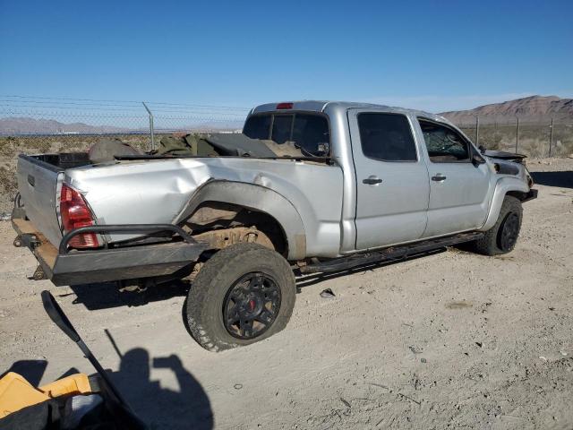 5TEMU52N55Z080365 - 2005 TOYOTA TACOMA DOUBLE CAB LONG BED SILVER photo 3