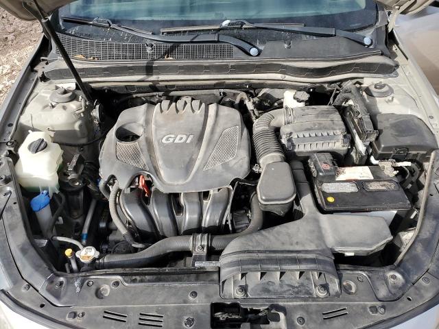 KNAGM4A75D5371151 - 2013 KIA OPTIMA LX ვერცხლისფერი ფოტო 11