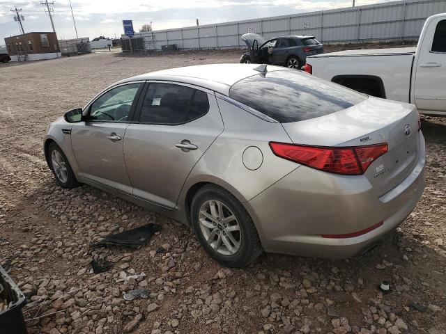 KNAGM4A75D5371151 - 2013 KIA OPTIMA LX ვერცხლისფერი ფოტო 2