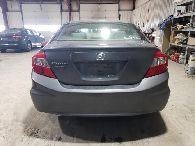 19XFB2F55CE387529 - 2012 HONDA CIVIC LX CHARCOAL photo 6