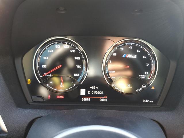 WBS2U7C53KVJ07510 - 2019 BMW M2 COMPETITION SILVER photo 9