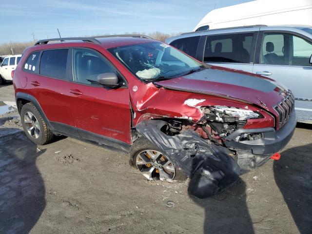1C4PJMBS1HW601847 - 2017 JEEP CHEROKEE TRAILHAWK RED photo 4