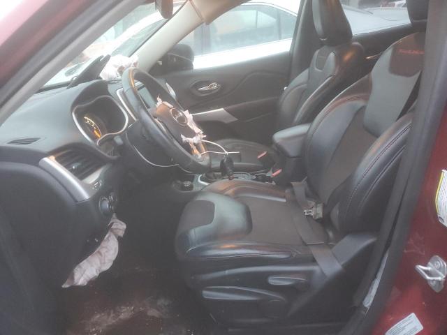 1C4PJMBS1HW601847 - 2017 JEEP CHEROKEE TRAILHAWK RED photo 7