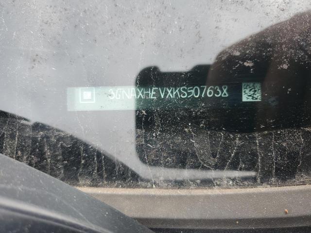 3GNAXHEVXKS507638 - 2019 CHEVROLET EQUINOX LS ლურჯი ფოტო 13