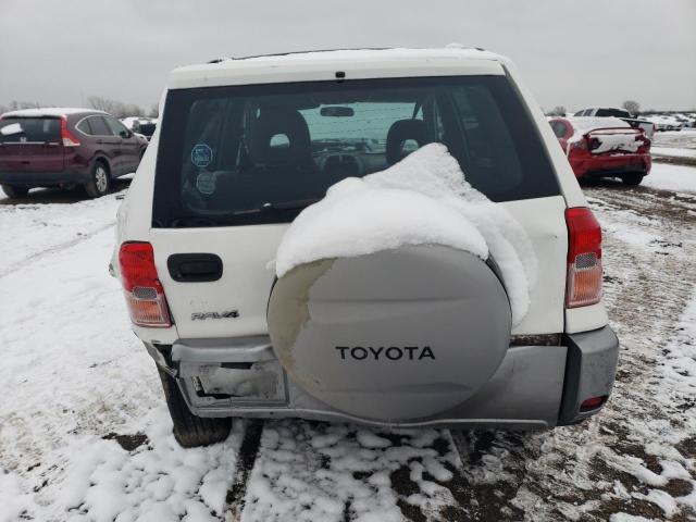 JTEHH20VX30259565 - 2003 TOYOTA RAV4 WHITE photo 6