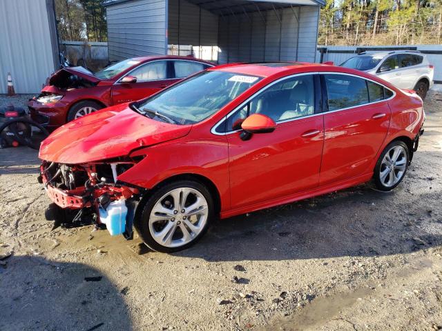 1G1BF5SMXJ7152941 - 2018 CHEVROLET CRUZE PREMIER RED photo 1