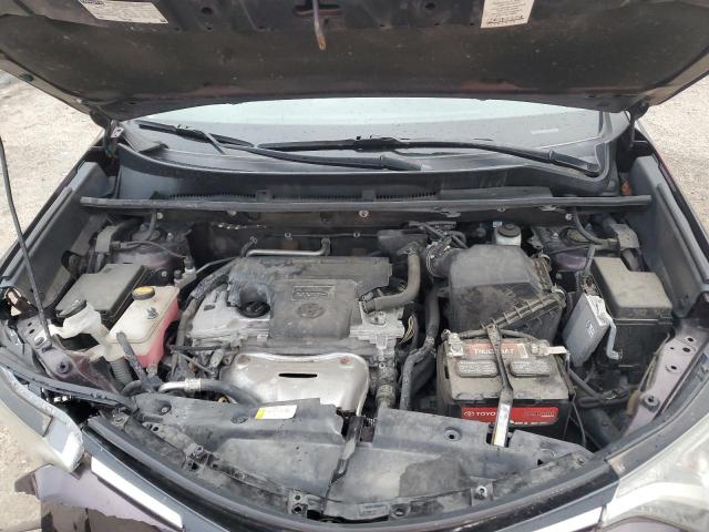 2T3RFREV0GW434424 - 2016 TOYOTA RAV4 XLE BURGUNDY photo 12