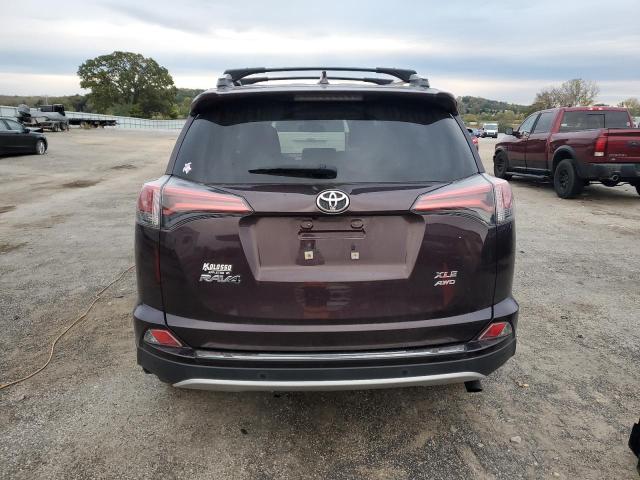 2T3RFREV0GW434424 - 2016 TOYOTA RAV4 XLE BURGUNDY photo 6