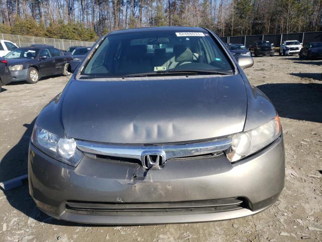 1HGFA16867L113407 - 2007 HONDA CIVIC EX GRAY photo 5