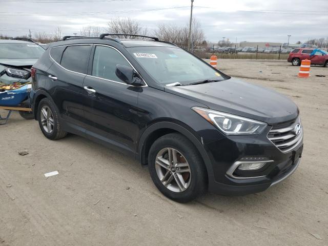 5NMZUDLB4HH003608 - 2017 HYUNDAI SANTA FE S BLACK photo 4