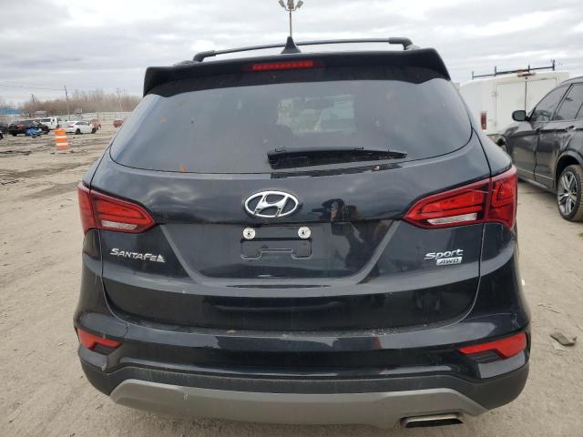 5NMZUDLB4HH003608 - 2017 HYUNDAI SANTA FE S BLACK photo 6