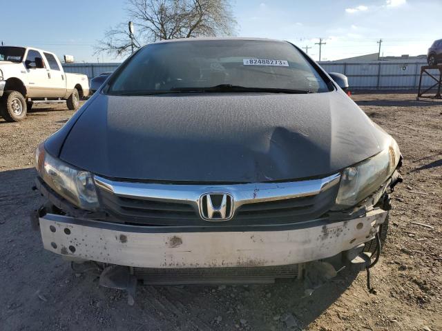 2HGFB2F88CH547306 - 2012 HONDA CIVIC EX GRAY photo 5