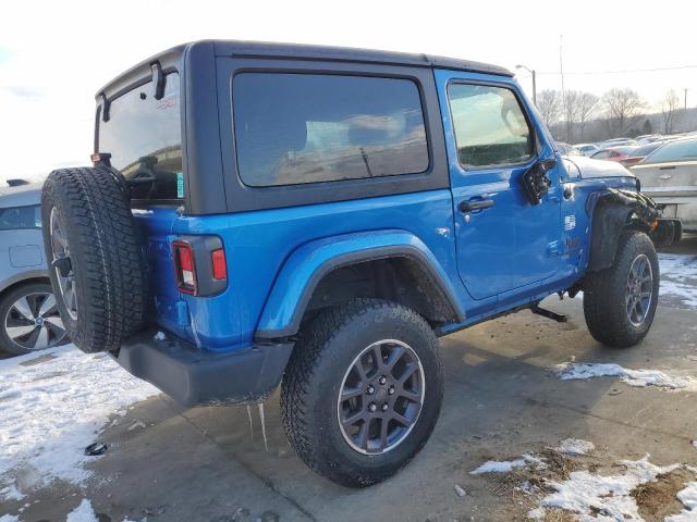 1C4GJXANXMW722352 - 2021 JEEP WRANGLER SPORT BLUE photo 3