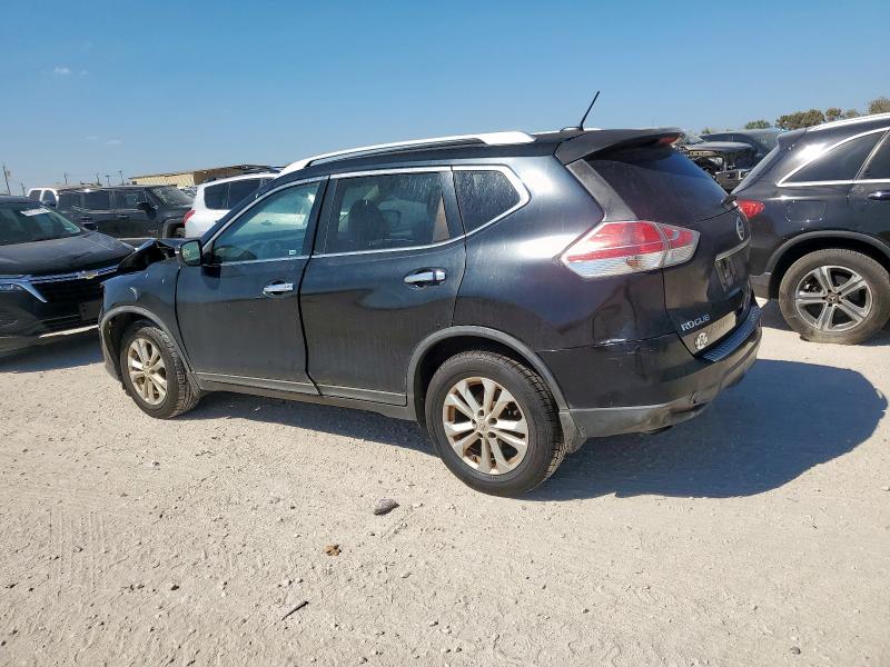 KNMAT2MT7FP559878 - 2015 NISSAN ROGUE S BLACK photo 2