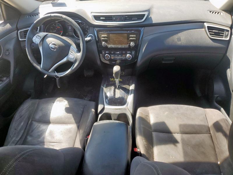 KNMAT2MT7FP559878 - 2015 NISSAN ROGUE S BLACK photo 8