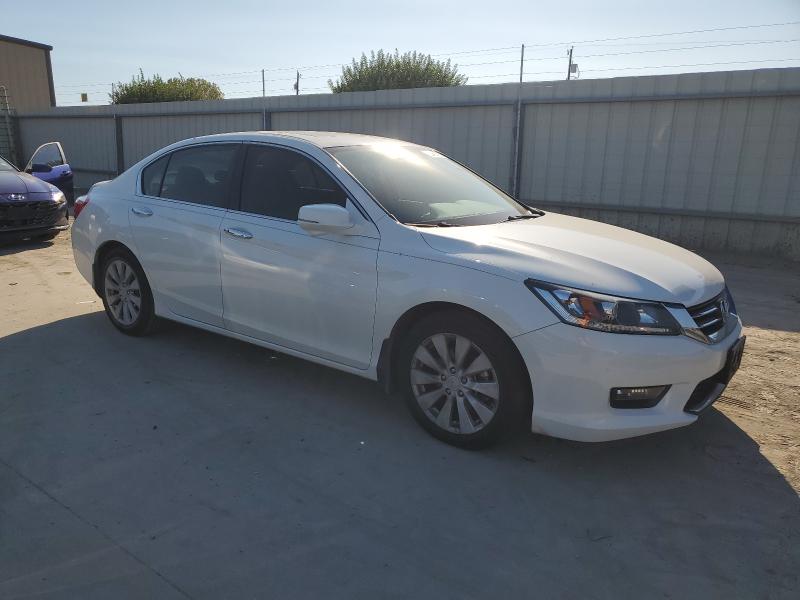 1HGCR2F81EA003830 - 2014 HONDA ACCORD EXL WHITE photo 4
