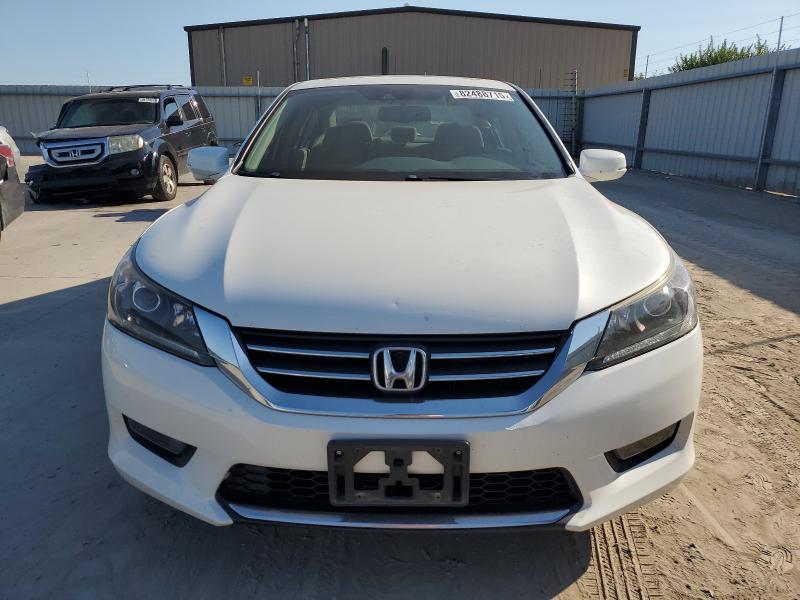 1HGCR2F81EA003830 - 2014 HONDA ACCORD EXL WHITE photo 5
